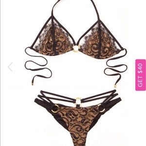 Beach Bunny Gunpowder & Lace Bikini